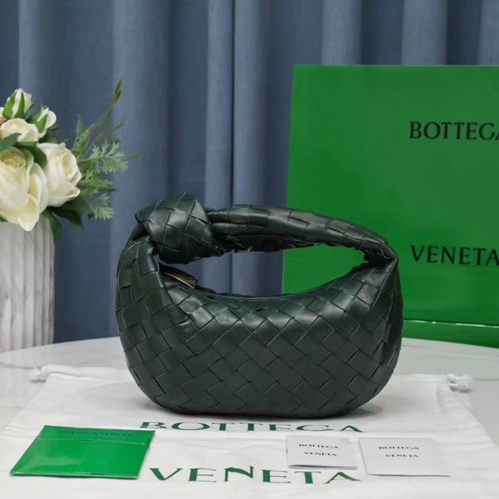 Bottega Veneta BV Jodie Mini Bag In Raintree Intrecciato Lambskin TDBS2221