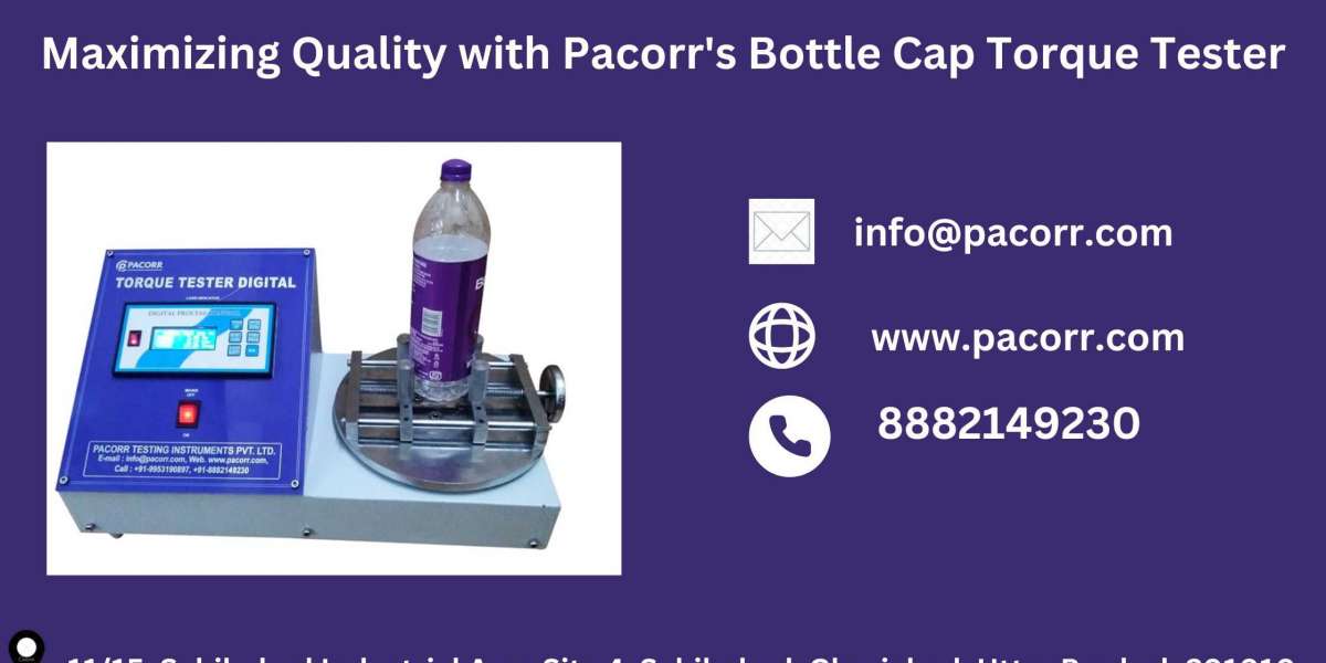 Bottle Cap Torque Tester: Ensuring Precision in Bottle Packaging