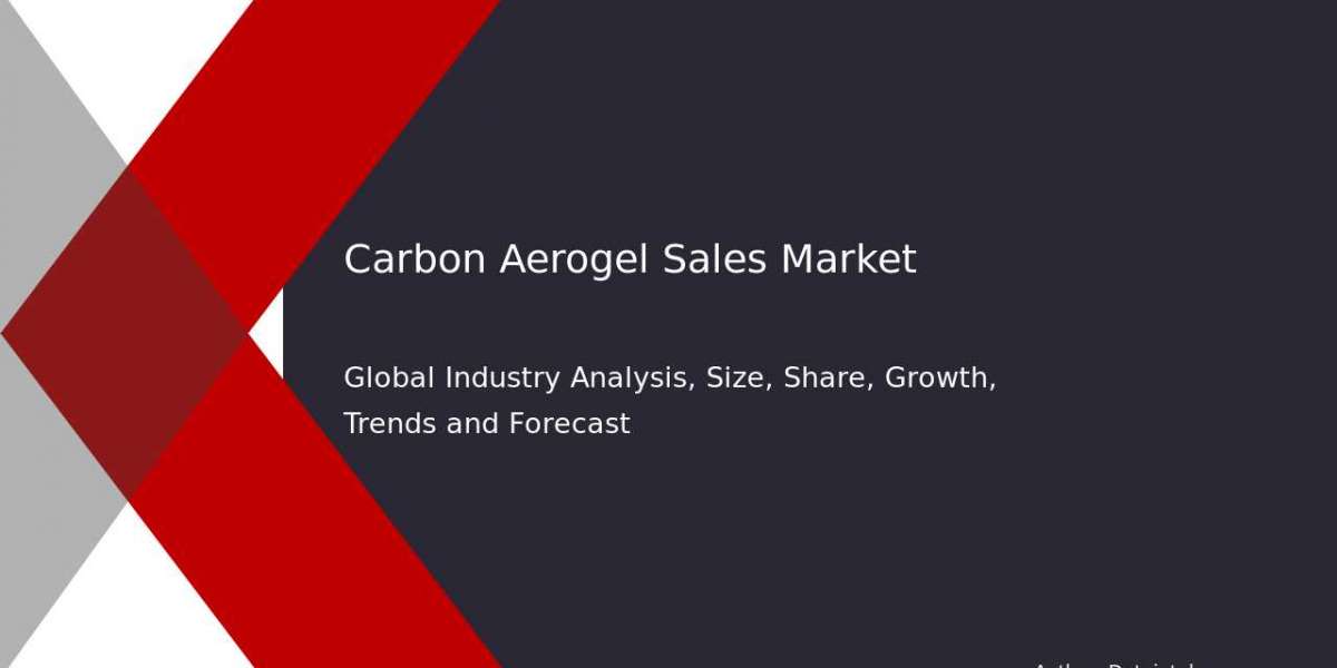 Carbon Aerogel Sales Market Insights & Emerging Trends